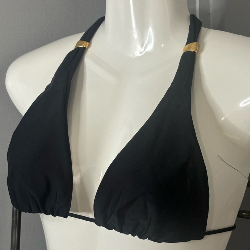 CIA MARITIMA Black Bikini Swim Top